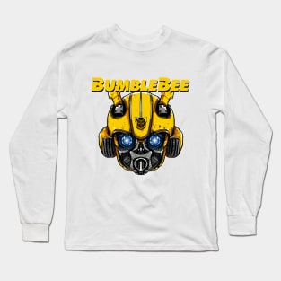 the yellow mecha head Long Sleeve T-Shirt